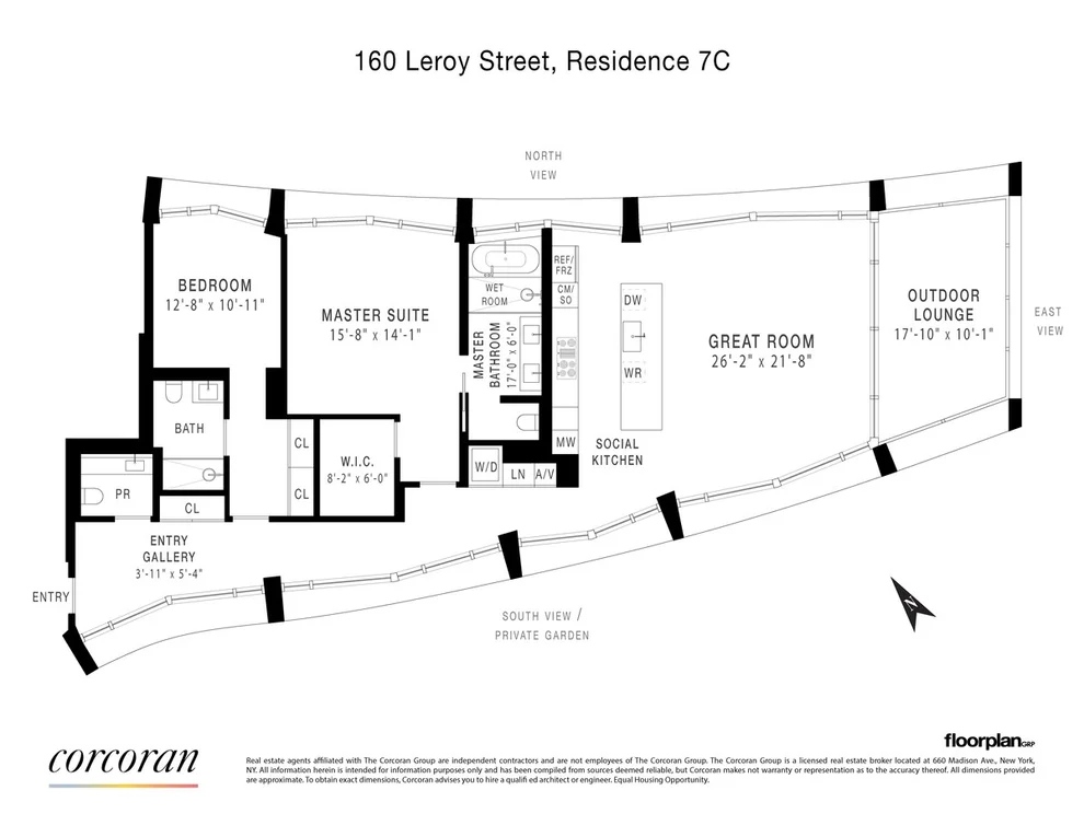 Unit for sale at 160 LEROY Street, Manhattan, NY 10014