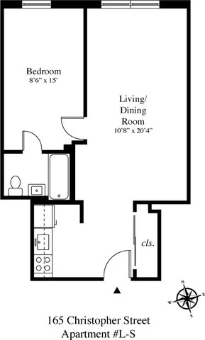 Unit for sale at 165 Christopher Street, Manhattan, NY 10014