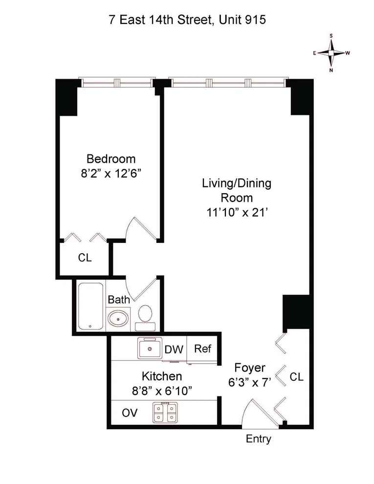 Unit for sale at 7 E 14TH Street, Manhattan, NY 10003