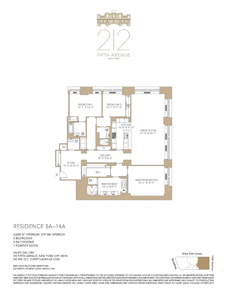 Unit for sale at 212 5TH Avenue, Manhattan, NY 10010