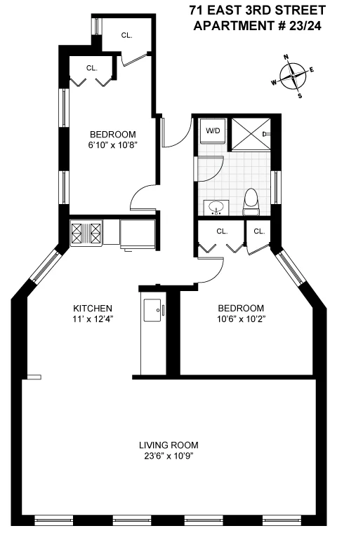 Unit for sale at 71 E 3RD Street, Manhattan, NY 10003