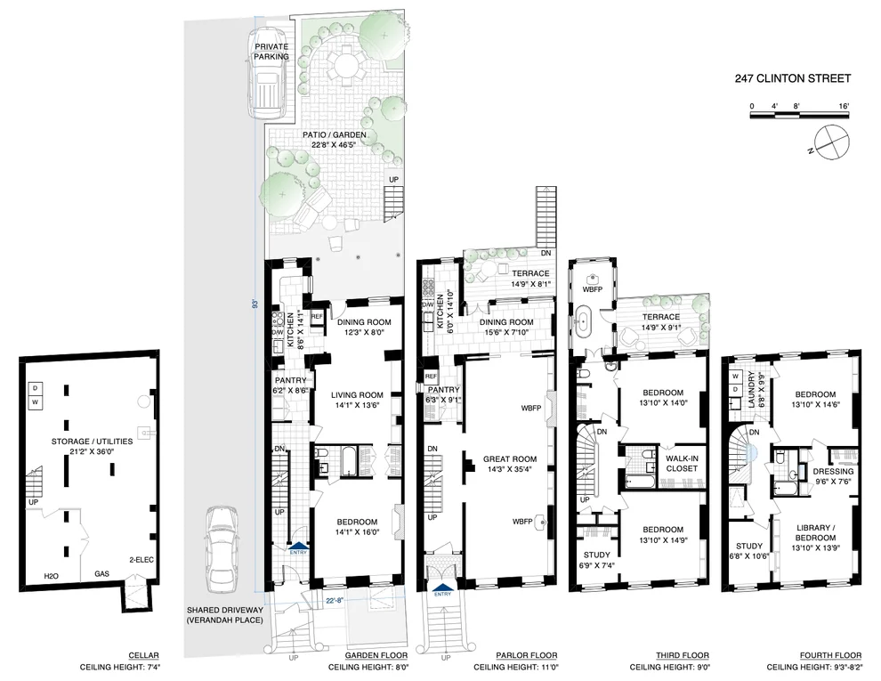 Unit for sale at 247 Clinton Street, Brooklyn, NY 11201