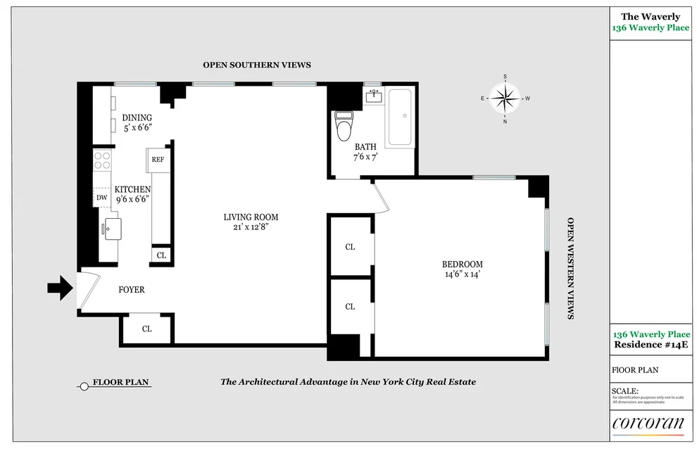 Unit for sale at 136 WAVERLY Place, Manhattan, NY 10014