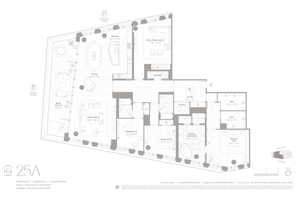 Unit for sale at 30 Front Street, Brooklyn, NY 11201