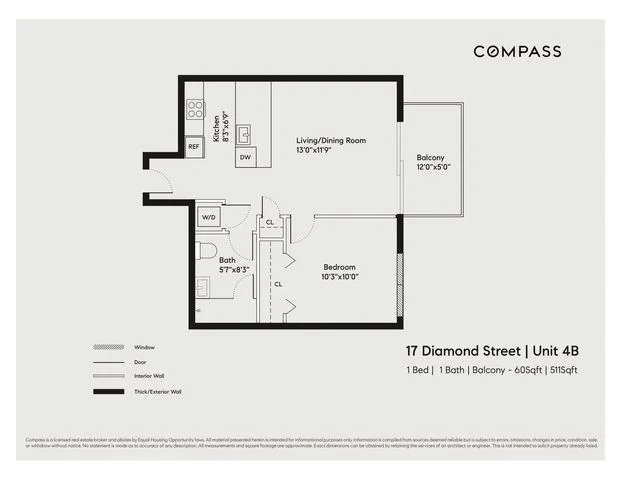 Unit for sale at 17 Diamond Street, Brooklyn, NY 11222