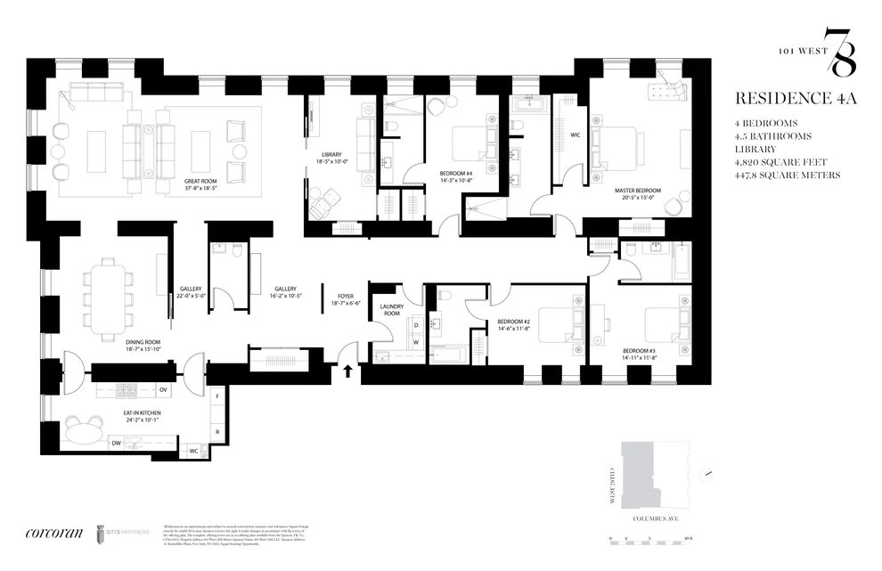 Unit for sale at 101 W 78TH Street, Manhattan, NY 10024