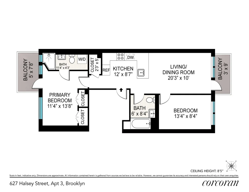 Unit for sale at 627 HALSEY Street, Brooklyn, NY 11233