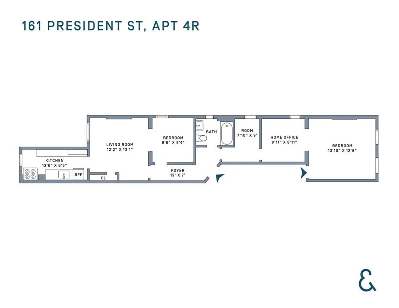Unit for sale at 161 President Street, Brooklyn, NY 11231