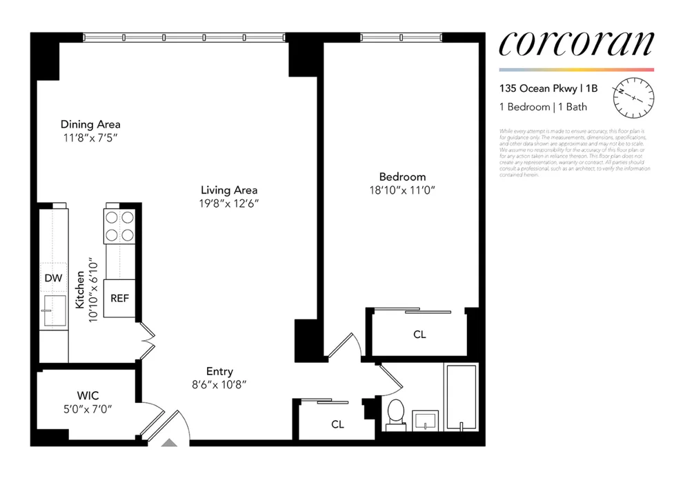 Unit for sale at 135 OCEAN Parkway, Brooklyn, NY 11218