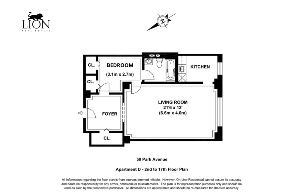 Unit for sale at 50 Park Avenue, Manhattan, NY 10016