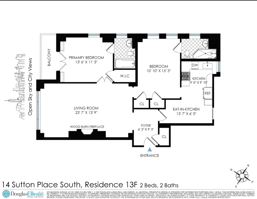 Unit for sale at 14 SUTTON Place S, Manhattan, NY 10022