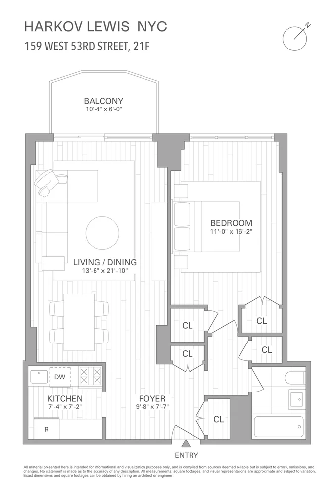 Unit for sale at 159 W 53RD Street, Manhattan, NY 10019