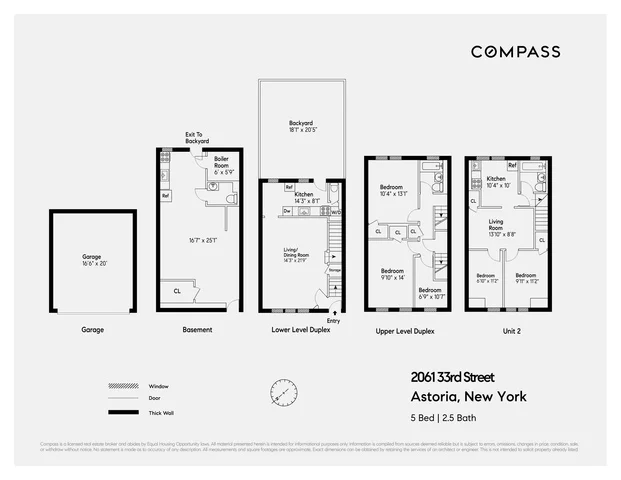 Unit for sale at 20-61 33rd Street, Queens, NY 11105