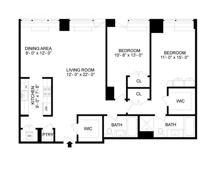 Unit for sale at 100 Riverside Boulevard, Manhattan, NY 10069