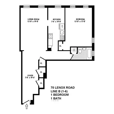 Unit for sale at 70 LENOX Road, Brooklyn, NY 11226