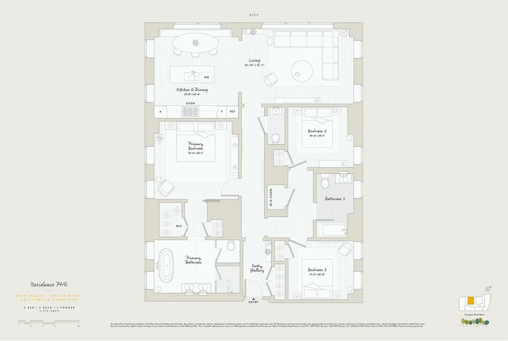 Unit for sale at 1 PROSPECT Park W, Brooklyn, NY 11215