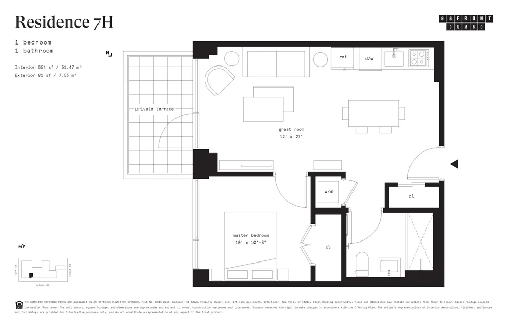 Unit for sale at 98 Front Street, Brooklyn, NY 11201