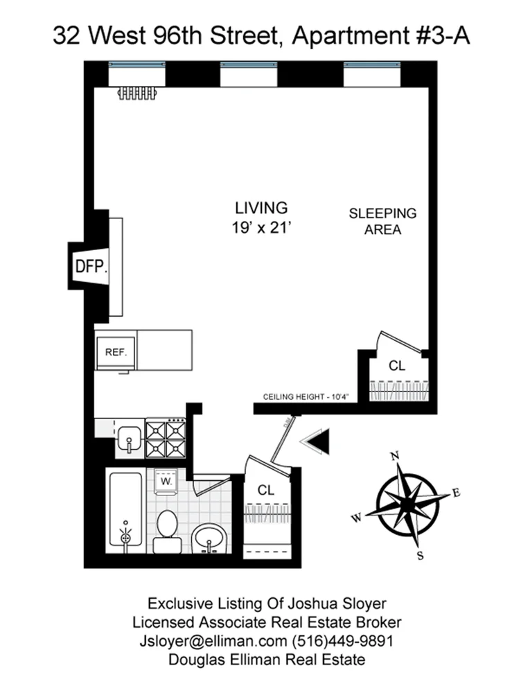 Unit for sale at 32 W 96th Street, Manhattan, NY 10025