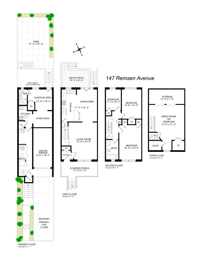 Unit for sale at 147 REMSEN Avenue, Brooklyn, NY 11212