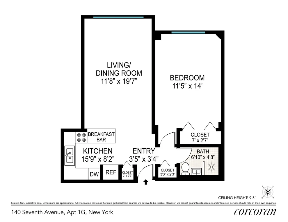 Unit for sale at 140 7th Avenue, Manhattan, NY 10011