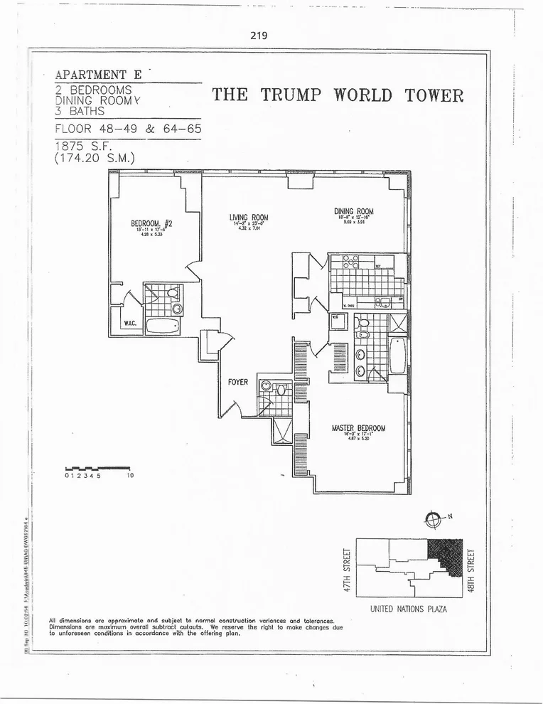 Unit for sale at 845 United Nations Plaza, Manhattan, NY 10017