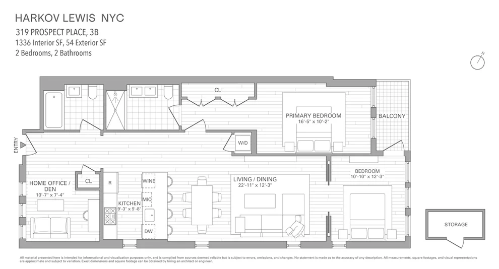 Unit for sale at 319 PROSPECT Place, Brooklyn, NY 11238