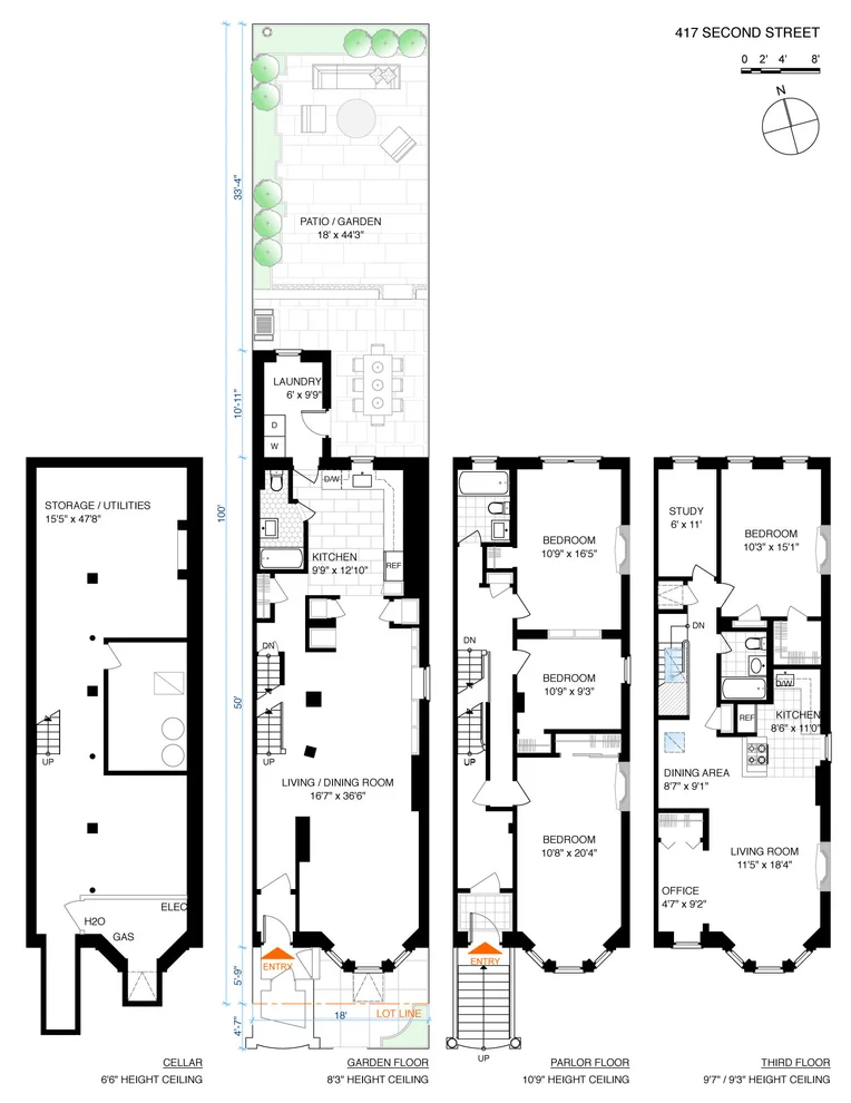 Unit for sale at 417 2nd Street, Brooklyn, NY 11215