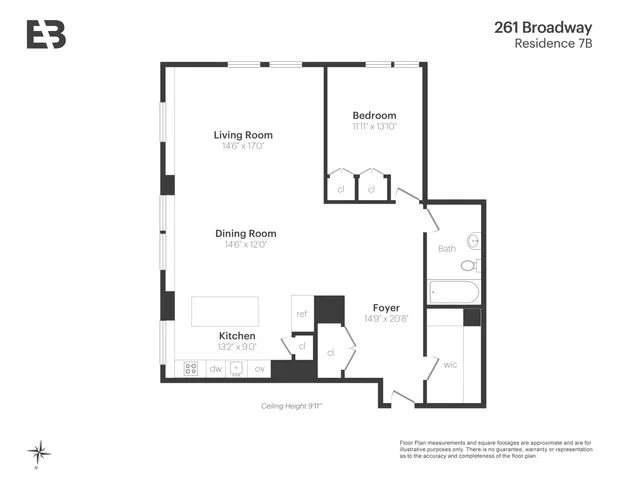 Unit for sale at 261 Broadway, Manhattan, NY 10013