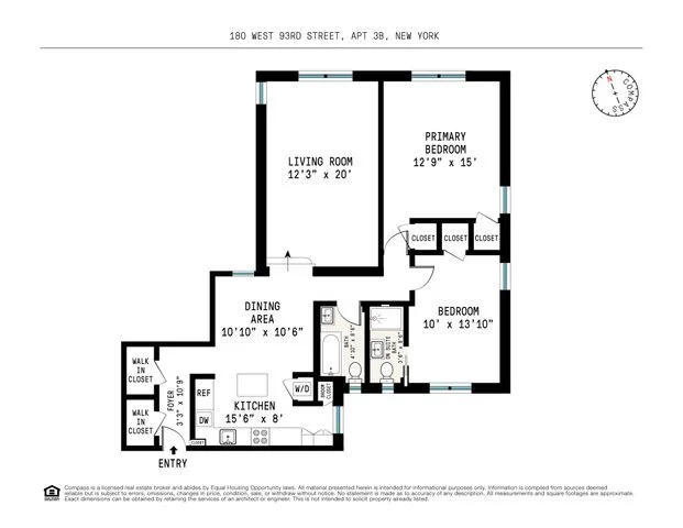 Unit for sale at 180 W 93rd Street, Manhattan, NY 10025