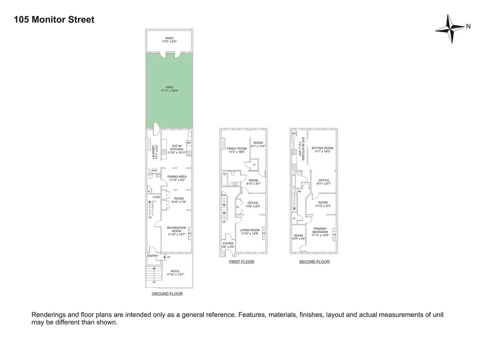 Unit for sale at 105 MONITOR Street, Brooklyn, NY 11222