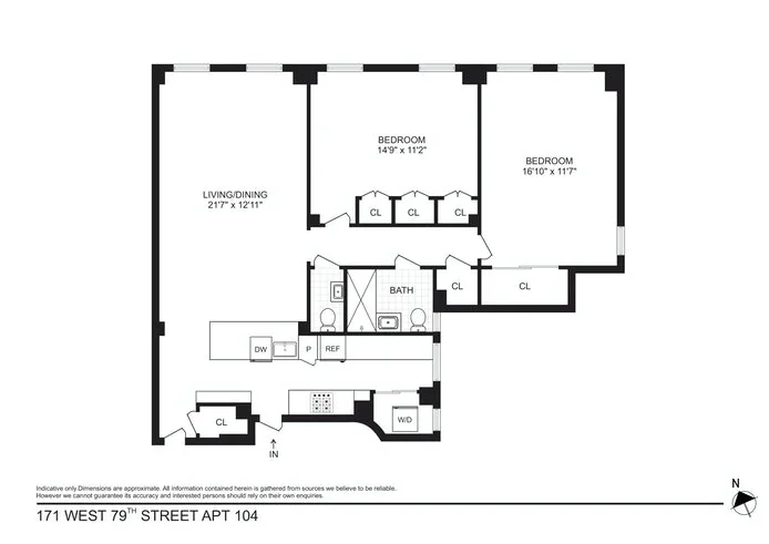 Unit for sale at 171 W 79TH Street, Manhattan, NY 10024