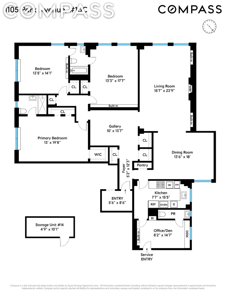 Unit for sale at 1105 Park Avenue, Manhattan, NY 10128