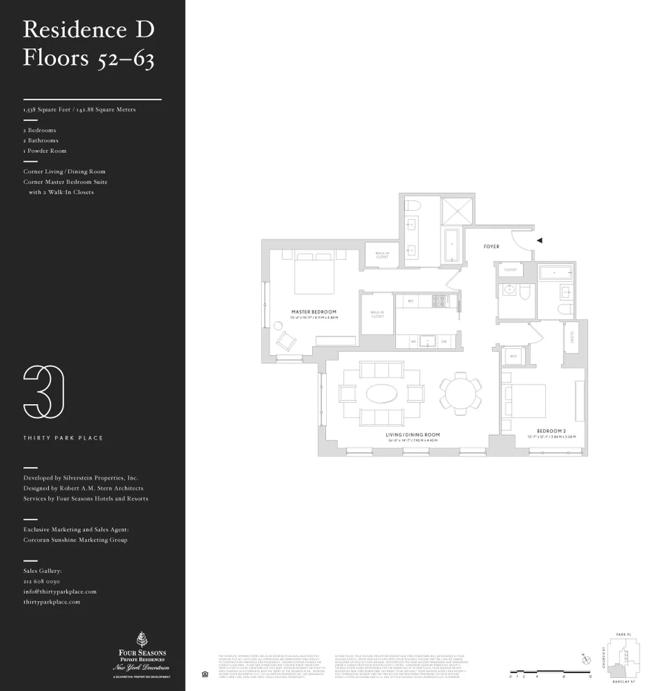 Unit for sale at 30 PARK Place, Manhattan, NY 10007