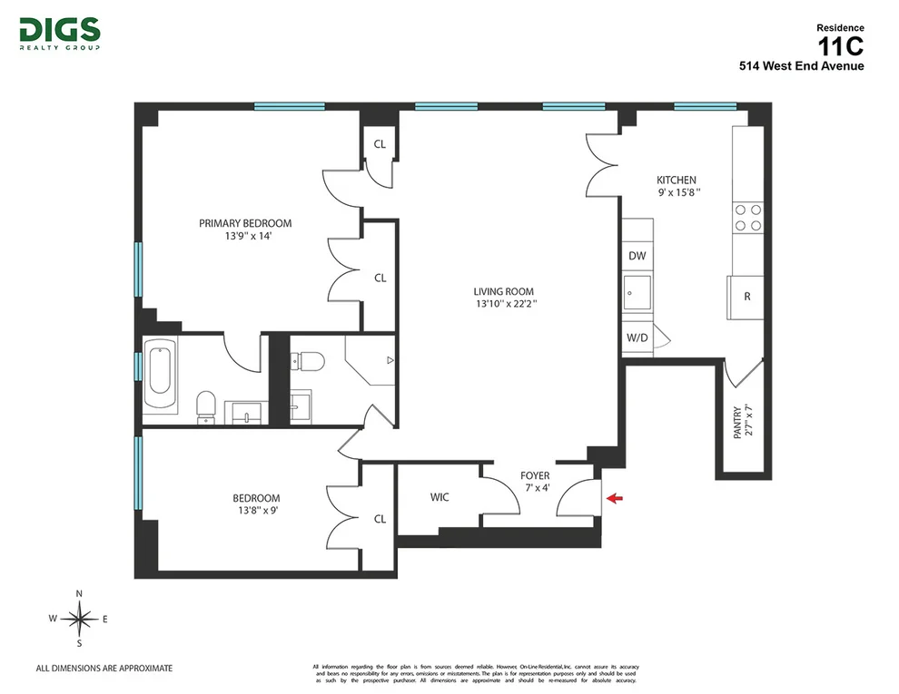 Unit for sale at 514 W END Avenue, Manhattan, NY 10024