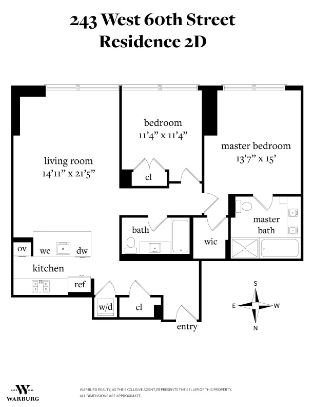Unit for sale at 243 W 60TH Street, Manhattan, NY 10023