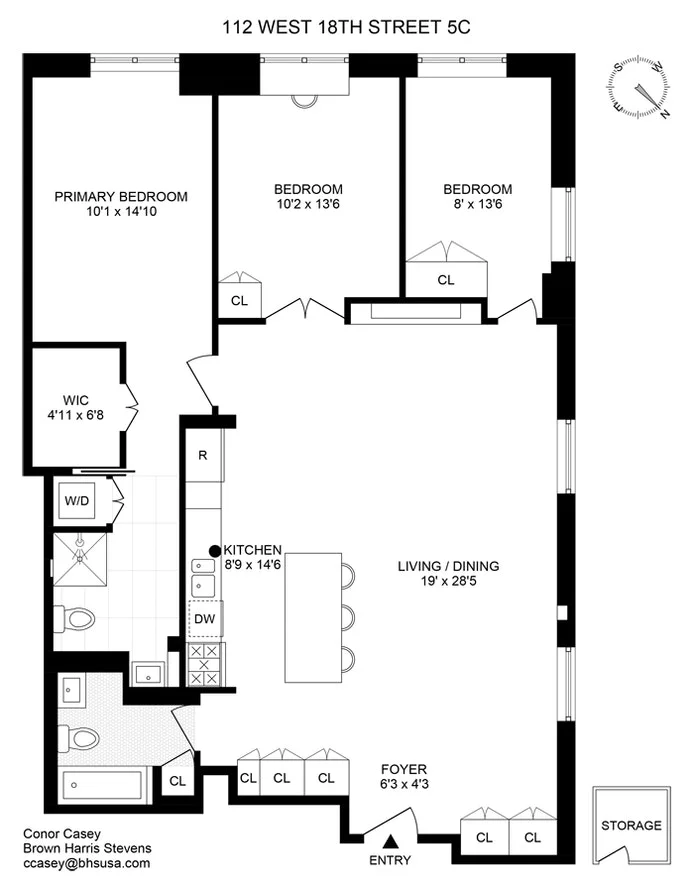 Unit for sale at 112 W 18TH Street, Manhattan, NY 10011