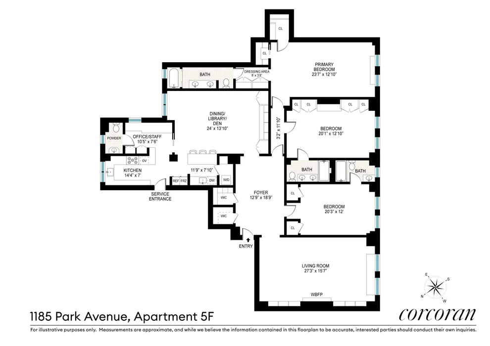 Unit for sale at 1185 PARK Avenue, Manhattan, NY 10128
