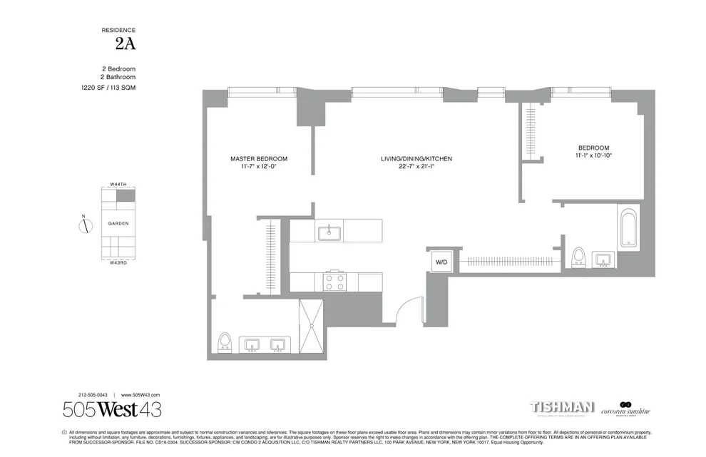 Unit for sale at 505 W 43RD Street, Manhattan, NY 10036