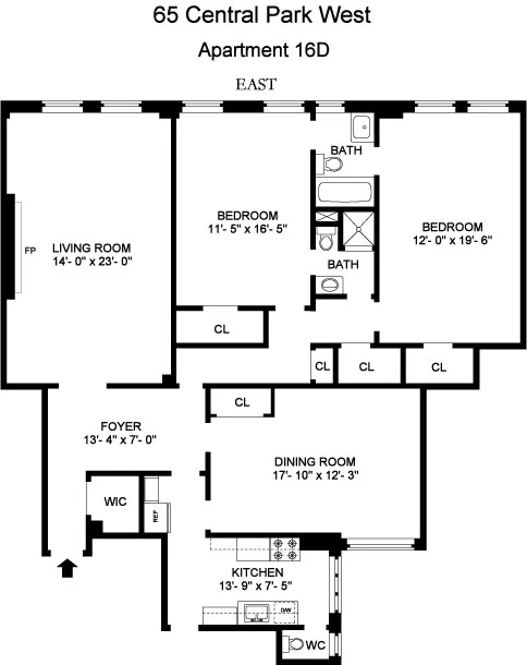 Unit for sale at 65 Central Park W, Manhattan, NY 10023