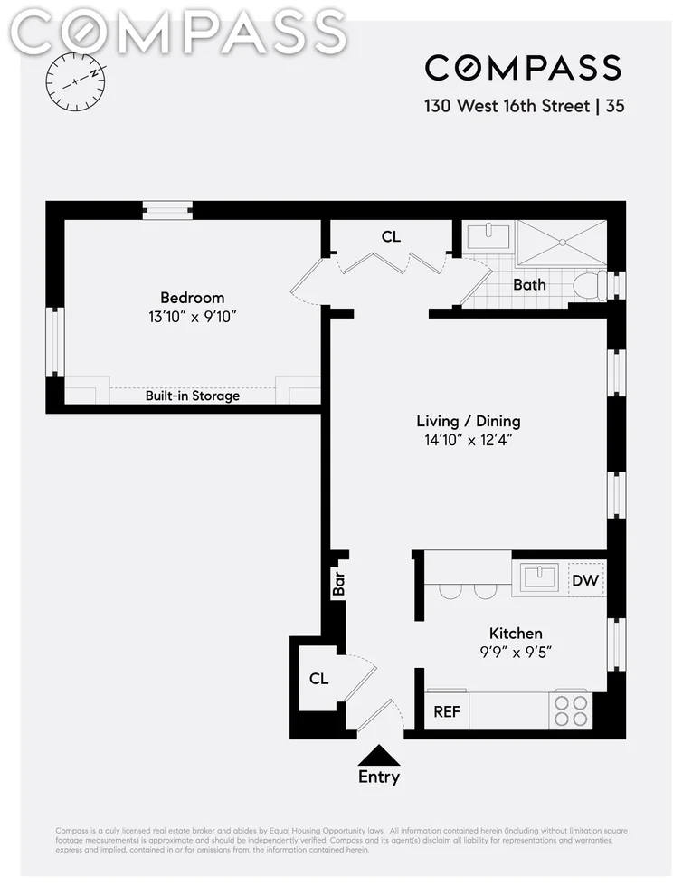 Unit for sale at 130 W 16th Street, Manhattan, NY 10011