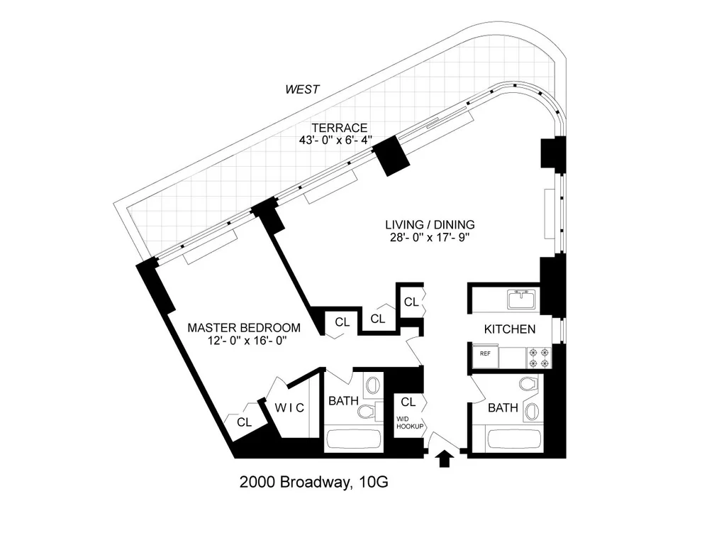 Unit for sale at 2000 BROADWAY, Manhattan, NY 10023