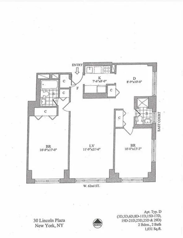 Unit for sale at 30 W 63rd Street, Manhattan, NY 10023