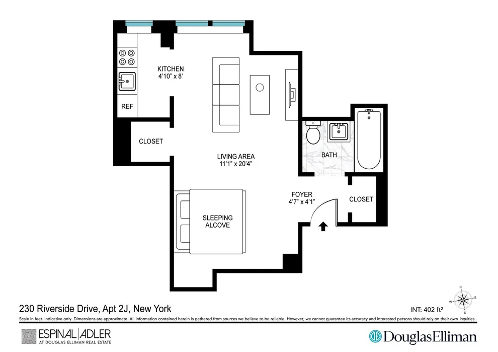 Unit for sale at 230 RIVERSIDE Drive, Manhattan, NY 10025