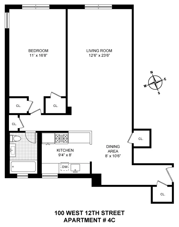 Unit for sale at 100 W 12TH Street, Manhattan, NY 10014