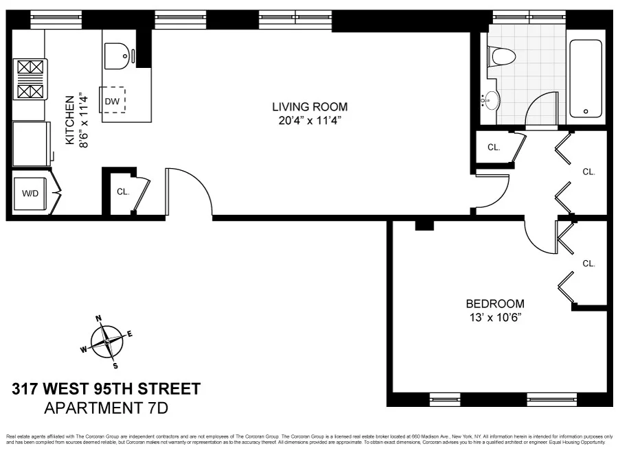 Unit for sale at 317 W 95TH Street, Manhattan, NY 10025