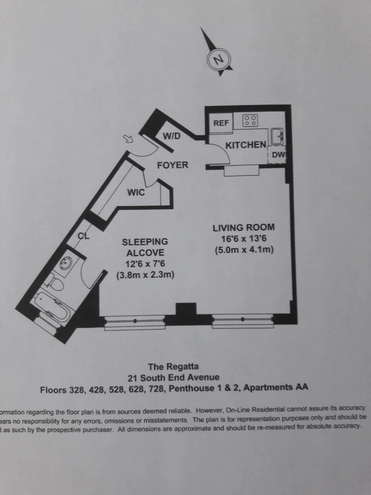 Unit for sale at 21 S End Avenue, Manhattan, NY 10280