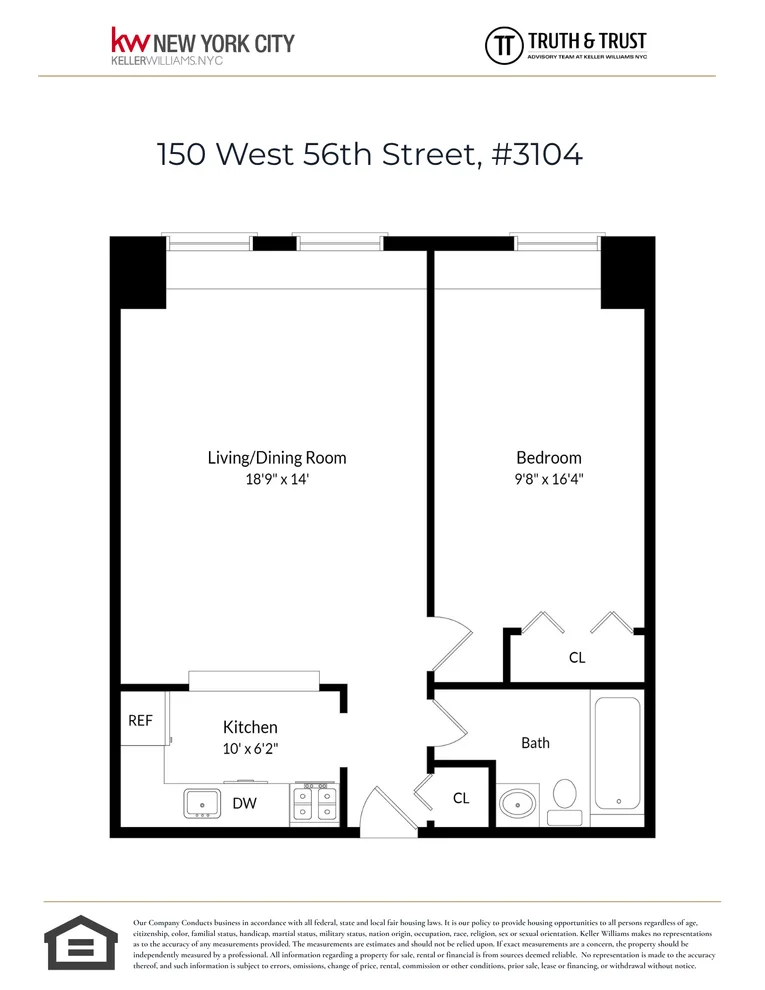 Unit for sale at 150 W 56th Street, Manhattan, NY 10019