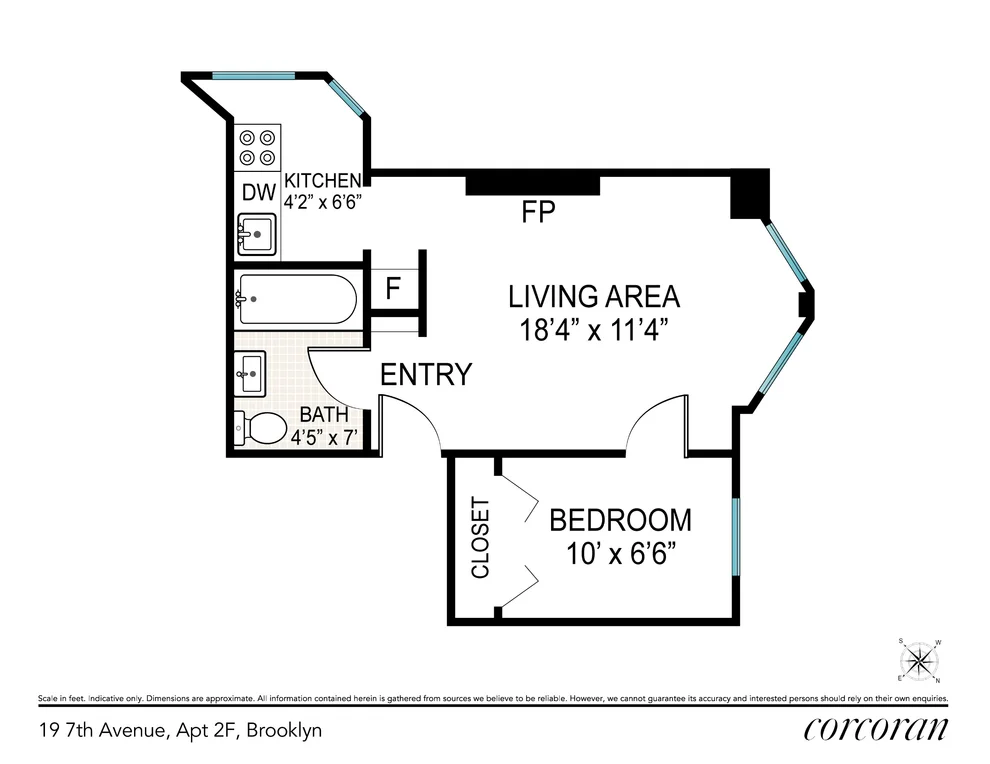 Unit for sale at 19 7th Avenue, Brooklyn, NY 11217