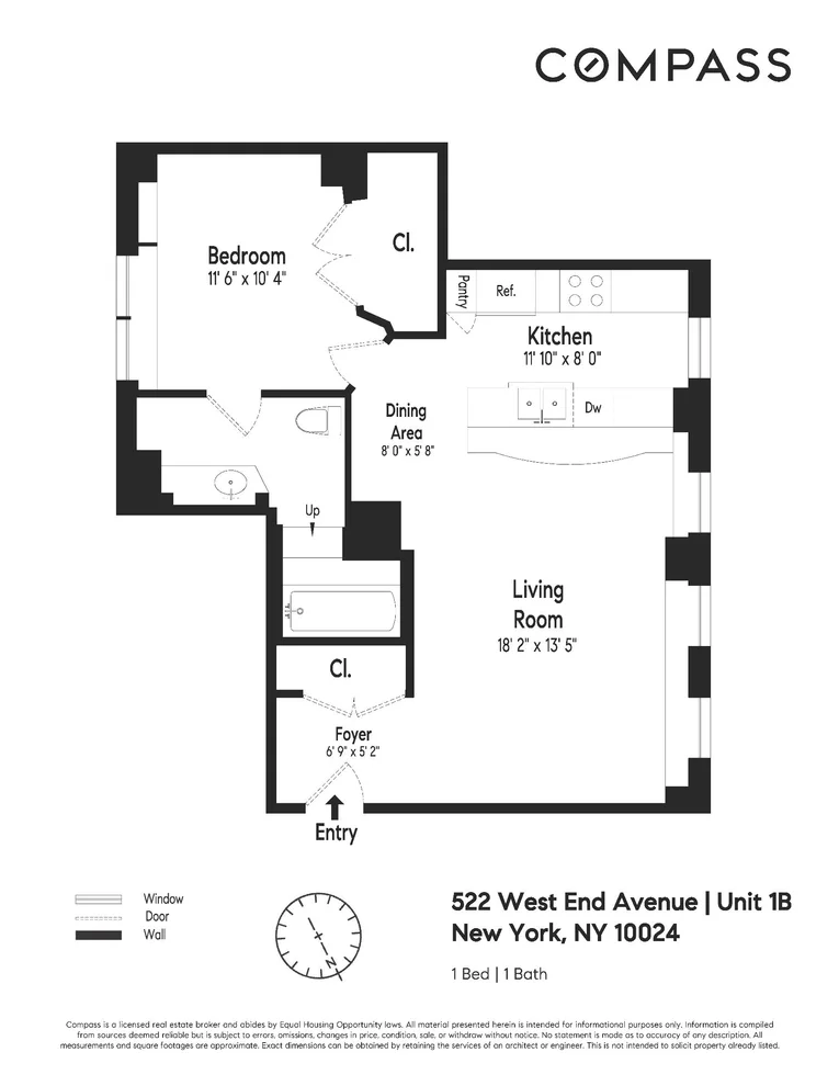 Unit for sale at 522 W End Avenue, Manhattan, NY 10024