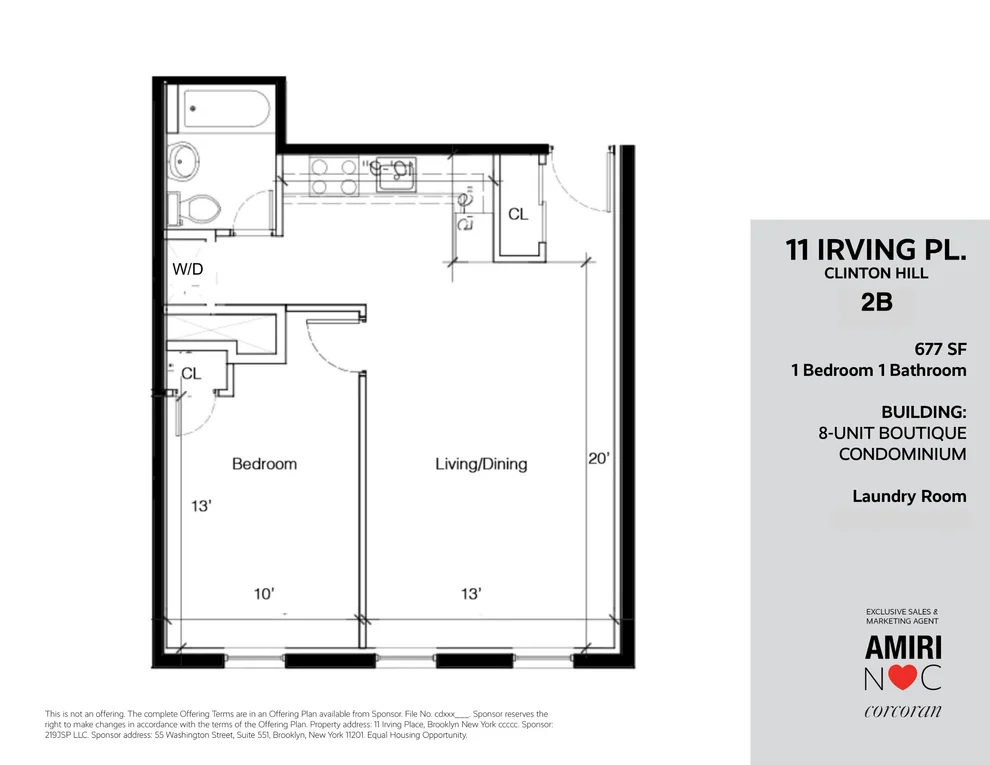 Unit for sale at 11 Irving Place, Brooklyn, NY 11238